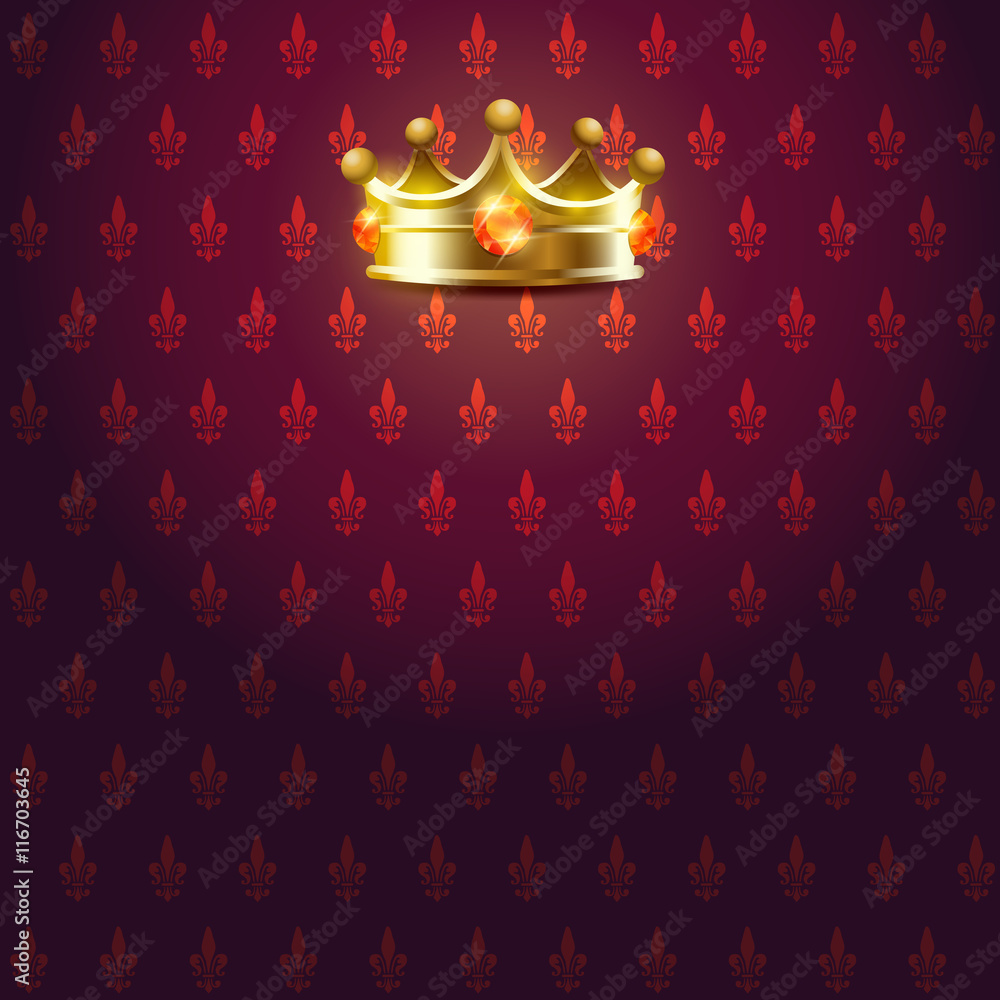 The royal background Stock-Vektorgrafik | Adobe Stock