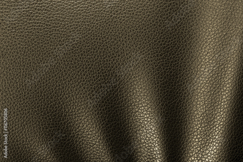 Deep yellow leather texture or leather background for design with copy space for text or image.