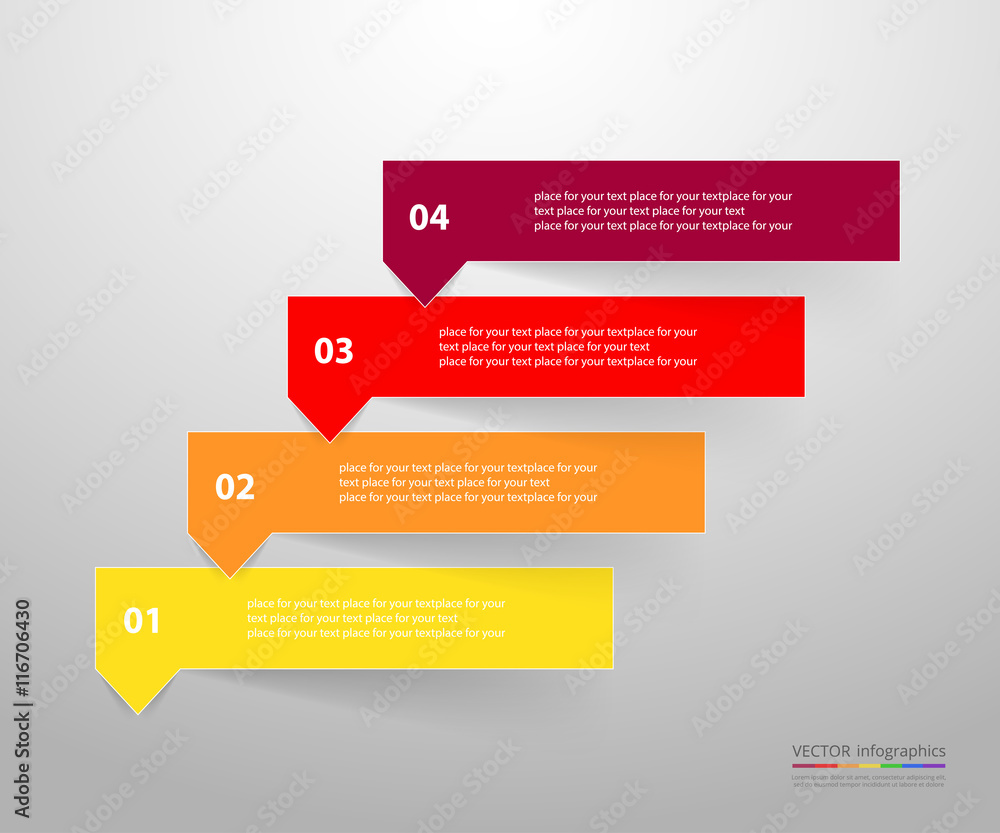 Vector lines arrows infographic. Vector lines arrows infographic.