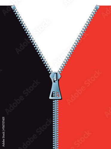 Reißverschluss verbinden