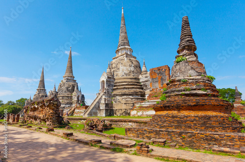 Wat Phra Si Sanphet temple. Phra Nakhon Si Ayutthaya Province, T
