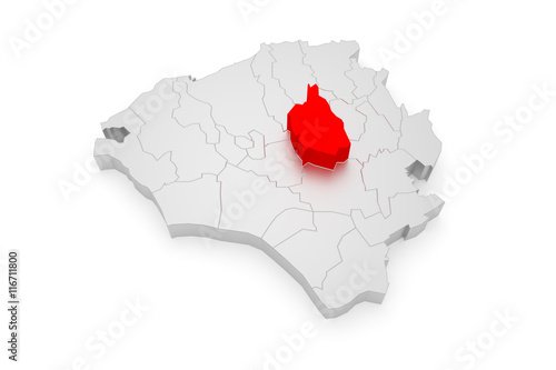 Bierstadt, Wiesbaden Bezirke 3D