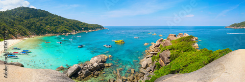 Beautiful Tropical Beach of the Similan Islands in Thailand