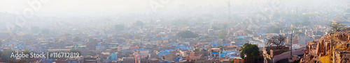 Pall of Smog Blankets the City of Jodhpur, India photo