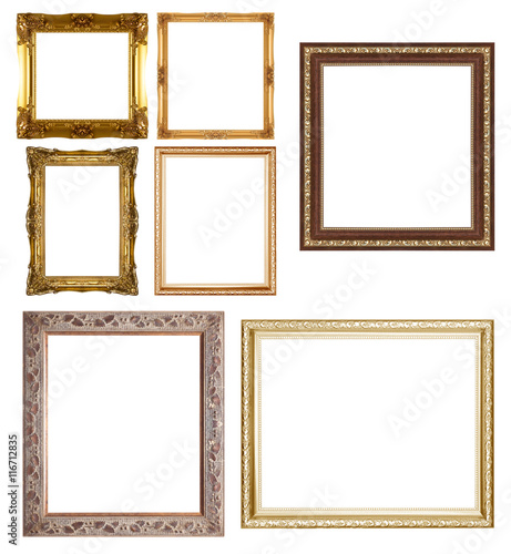 Set of Vintage gold picture frame