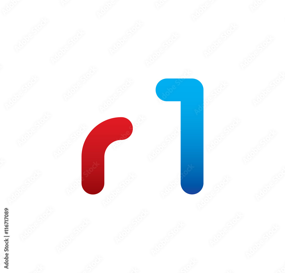 r1 logo initial blue and red r1 logo initial blue and red