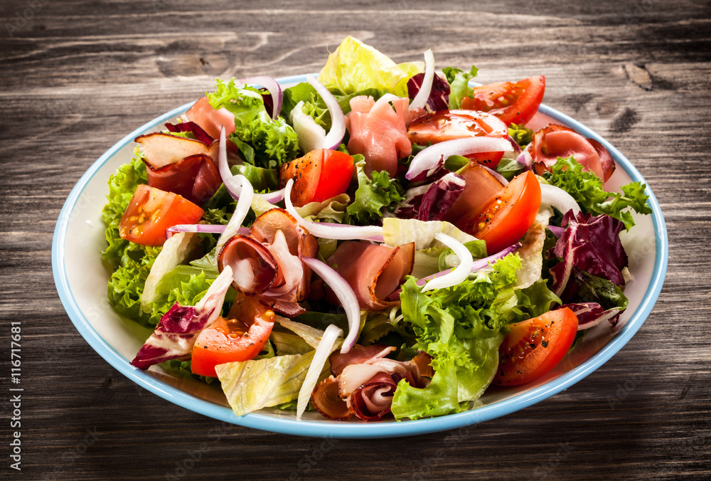 Smoked ham and vegetables Smoked ham and vegetables