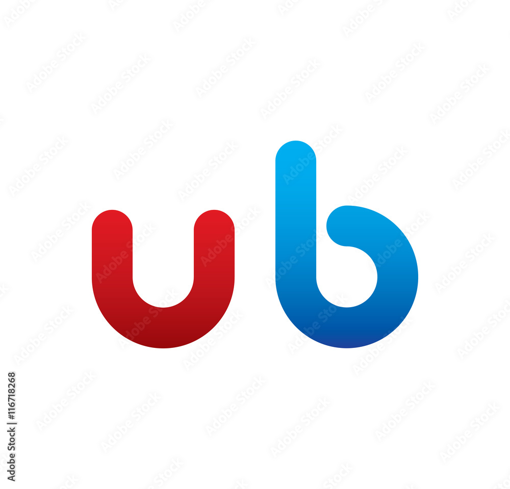 ub logo initial blue and red ub logo initial blue and red