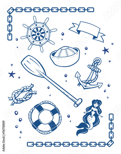 Sea and nautical symbols