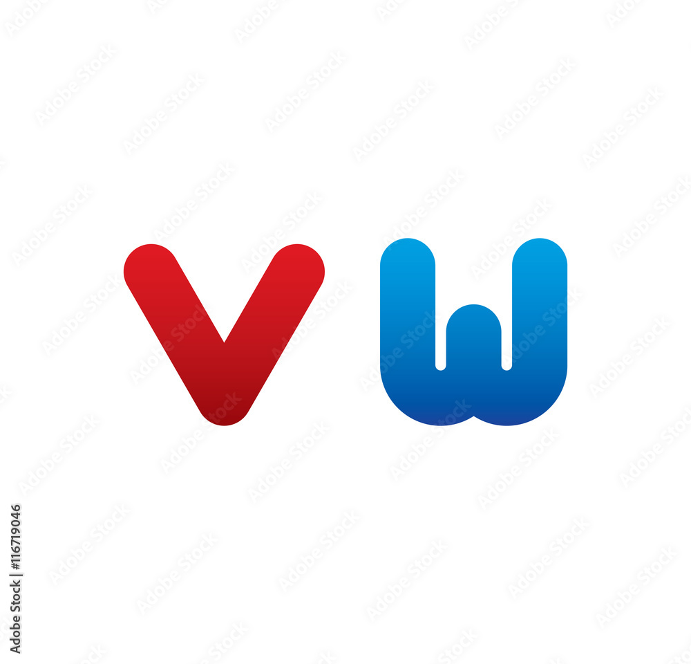 logo initial blue and red logo initial blue and red