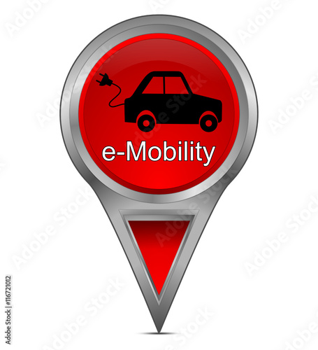 Map pointer with e-Mobility