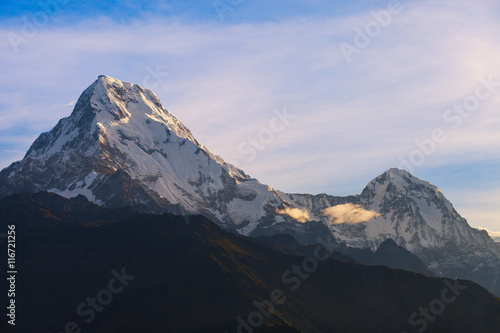 The mountain from Poon Hill  Nepal
