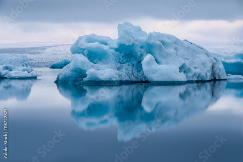 Iceberg, glacier bay, iceland photo