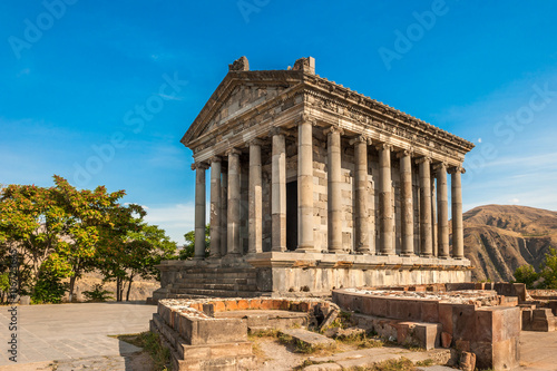 The Hellenic temple of Garni in Armenia photo
