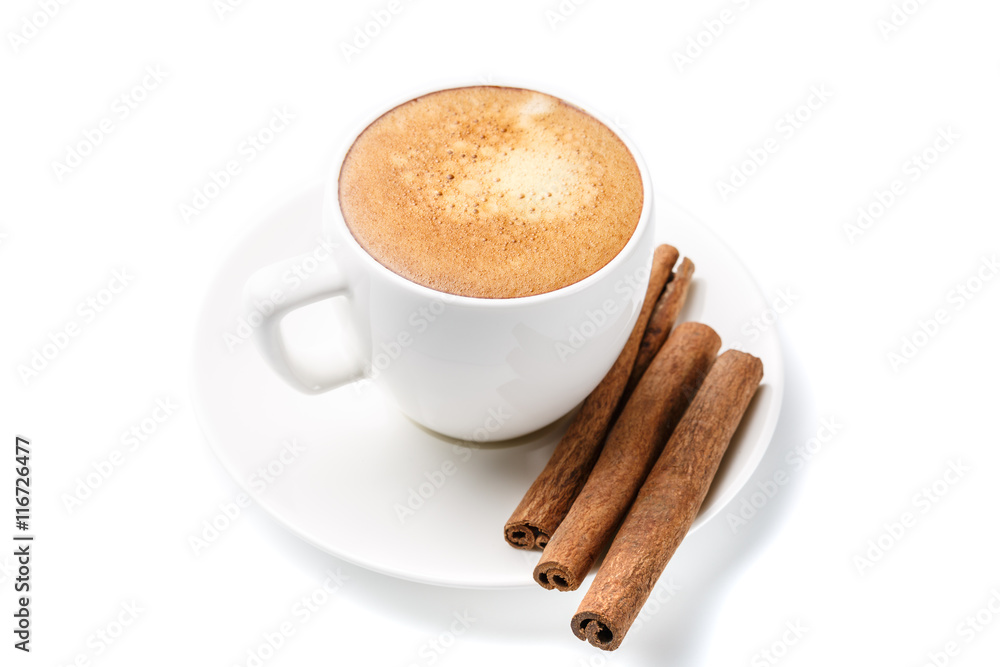 Espresso cup. Isolated on white background Espresso cup. Isolated on white background