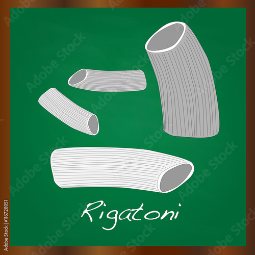 Rigatoni italian pasta
