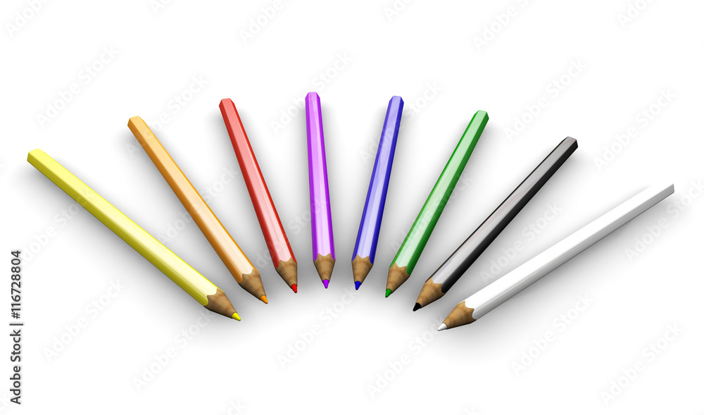 Coloured pencils Coloured pencils