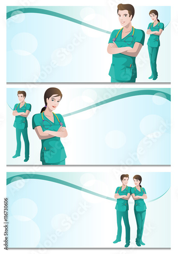 doctor / three version doctors themed banner