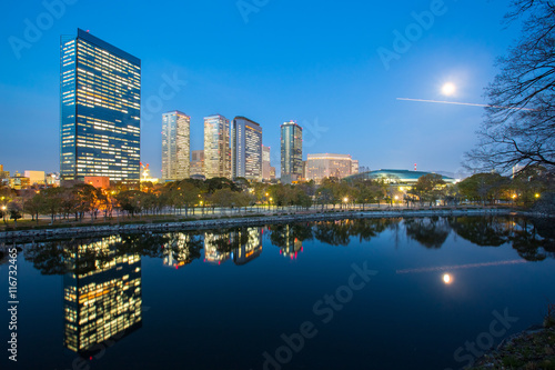Osaka City in Japan