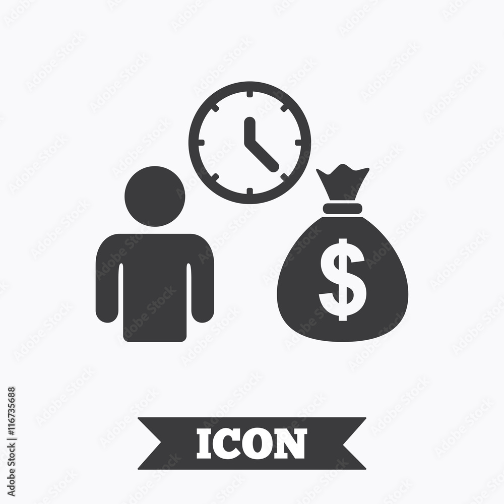 Bank loans sign icon. Get money fast symbol. Bank loans sign icon. Get money fast symbol.