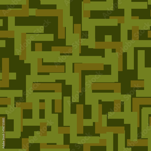 Military seamless pattern. Army abstract texture. camouflage orn