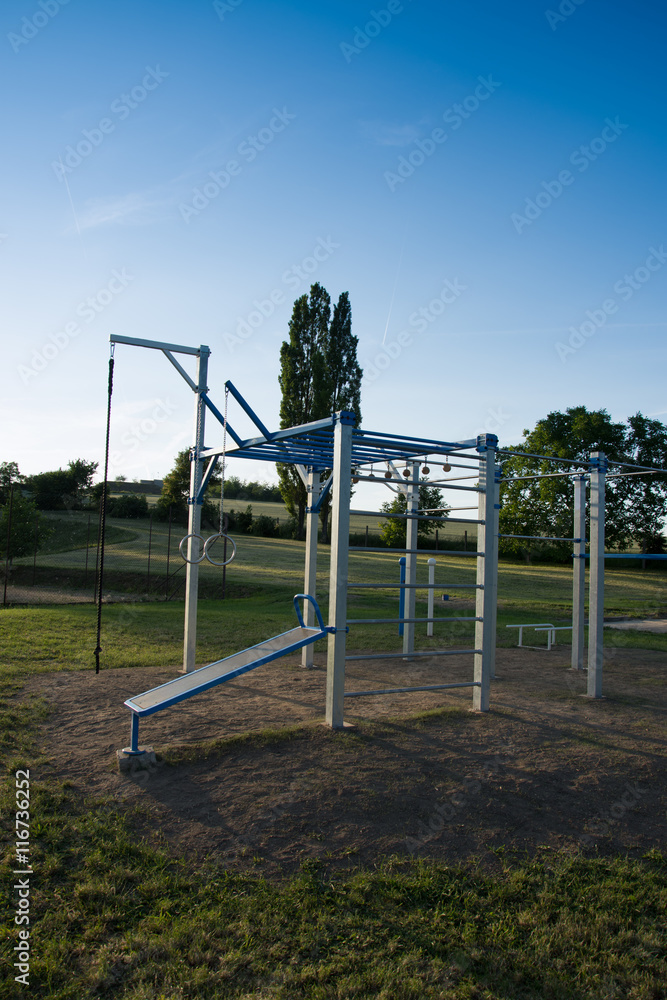 Workout playground for bodybuilding.