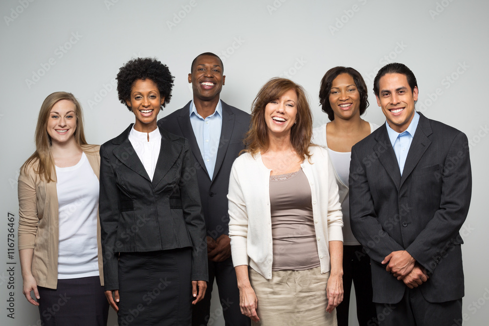 Diverse group of business people. - obrazy, fototapety, plakaty 