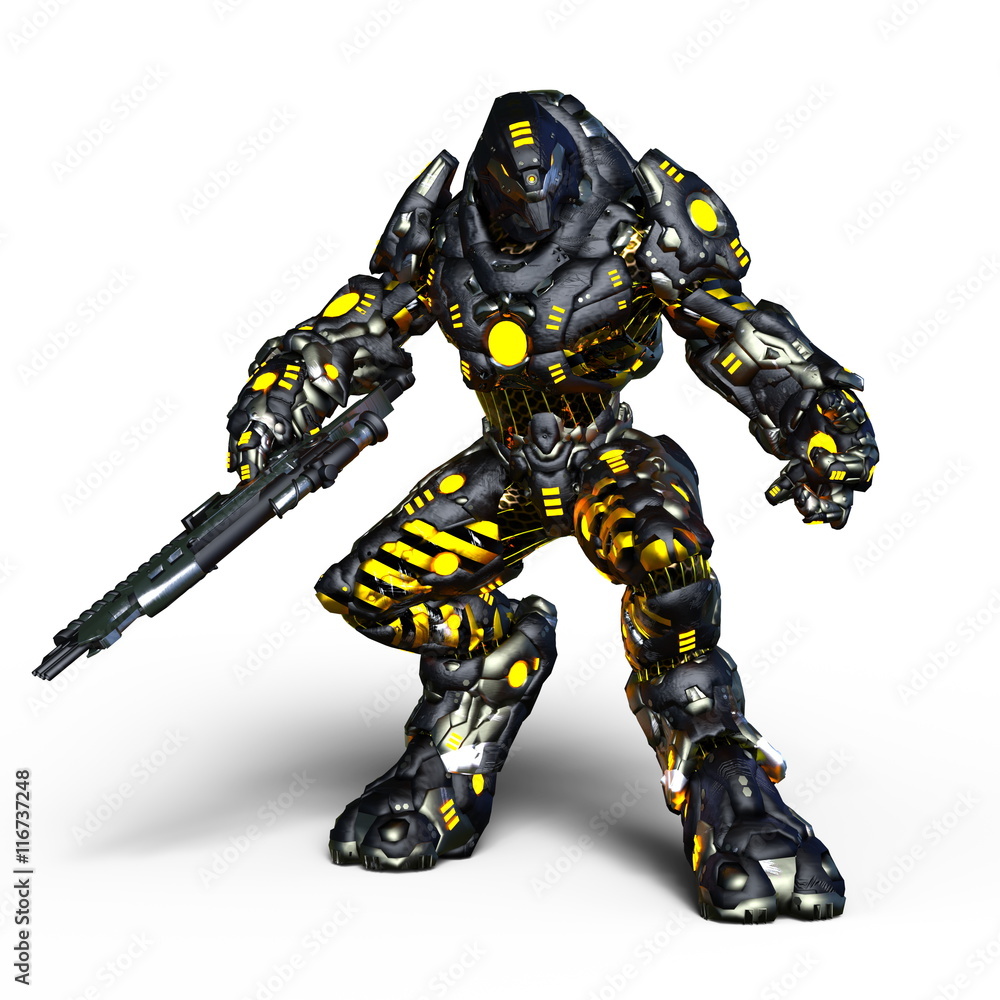 Fototapeta premium ロボット怪獣