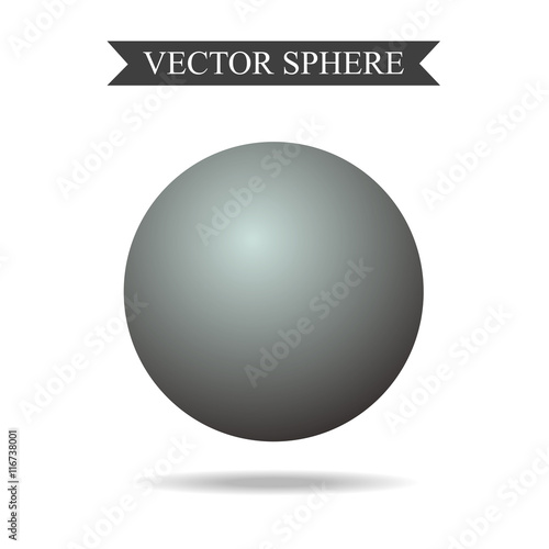 3d Sphere Vector Realistic Illustration