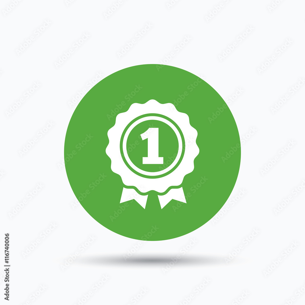 Award medal icon. Winner emblem sign. Award medal icon. Winner emblem sign.