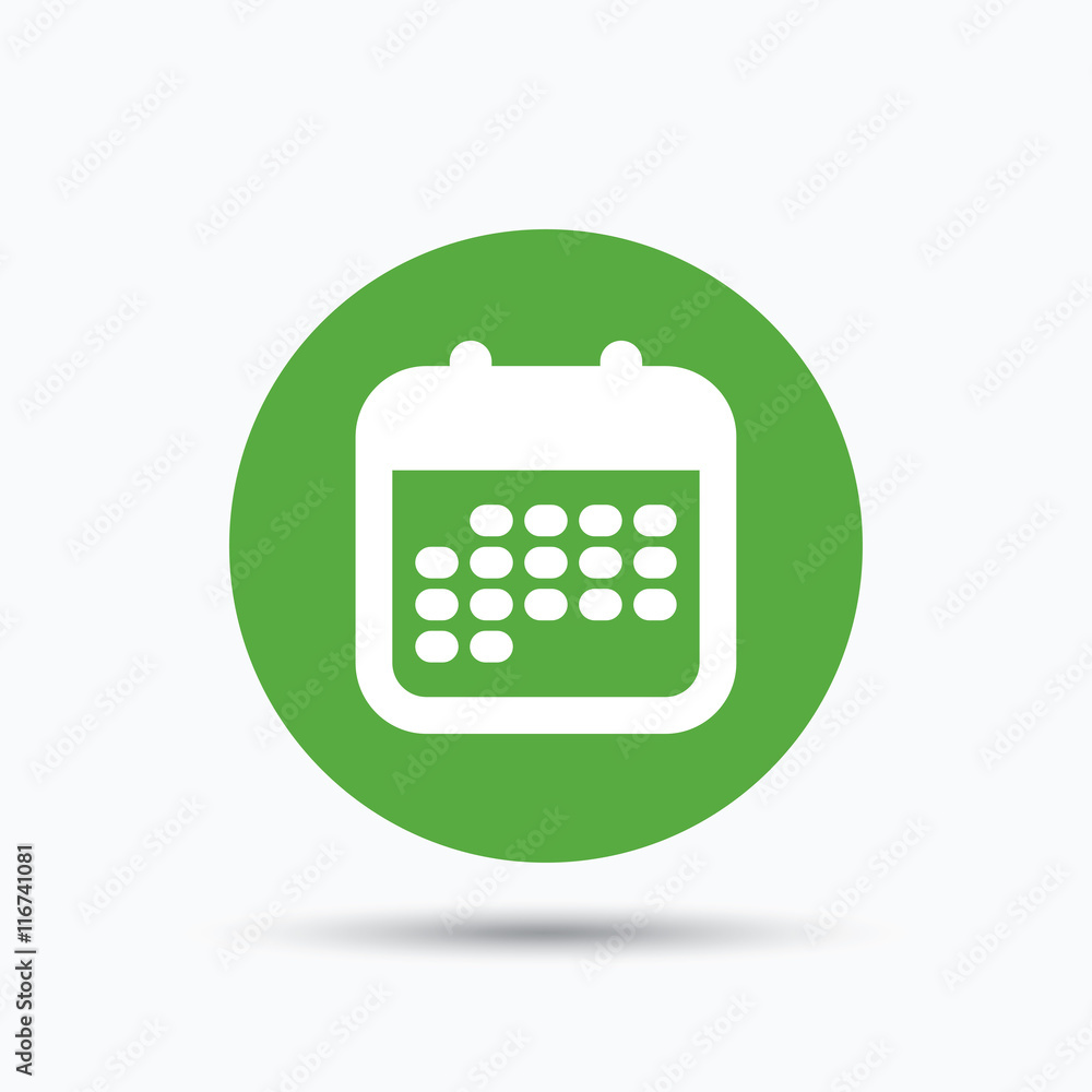 Calendar icon. Events reminder sign. Calendar icon. Events reminder sign.