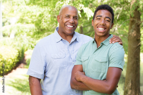 African American father and son © digitalskillet1