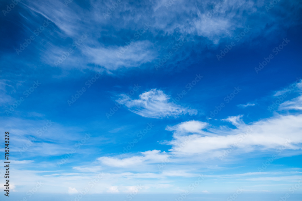 On the high cloudy in blue sky On the high cloudy in blue sky