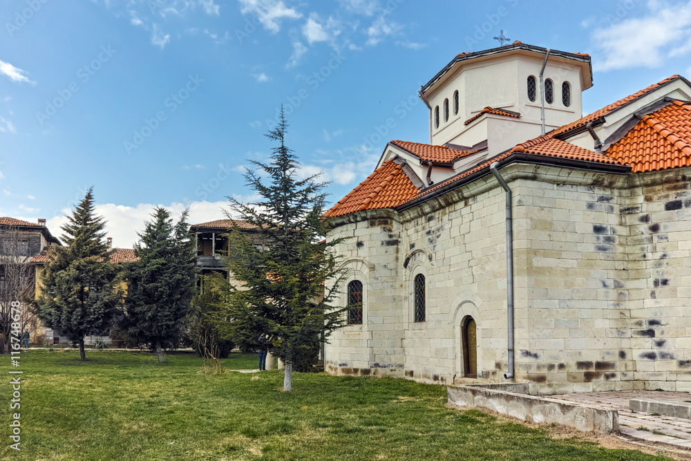 Church and old buildings in Arapovo Monastery of Saint Nedelya, Plovdiv Region,  Bulgaria