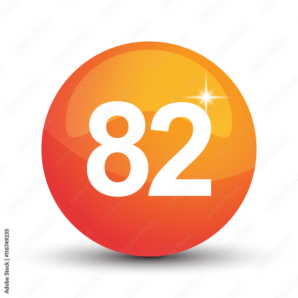 number 3d circle orange number 3d circle orange