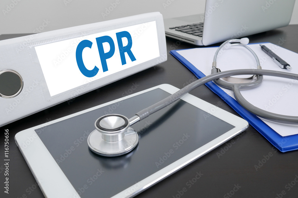 CPR Cardiopulmonary resuscitation Basic life support ( BLS Stock Photo ...