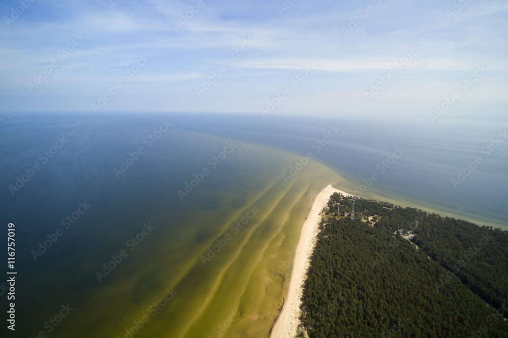 Fototapeta Kolka cape, Baltic sea, Latvia.