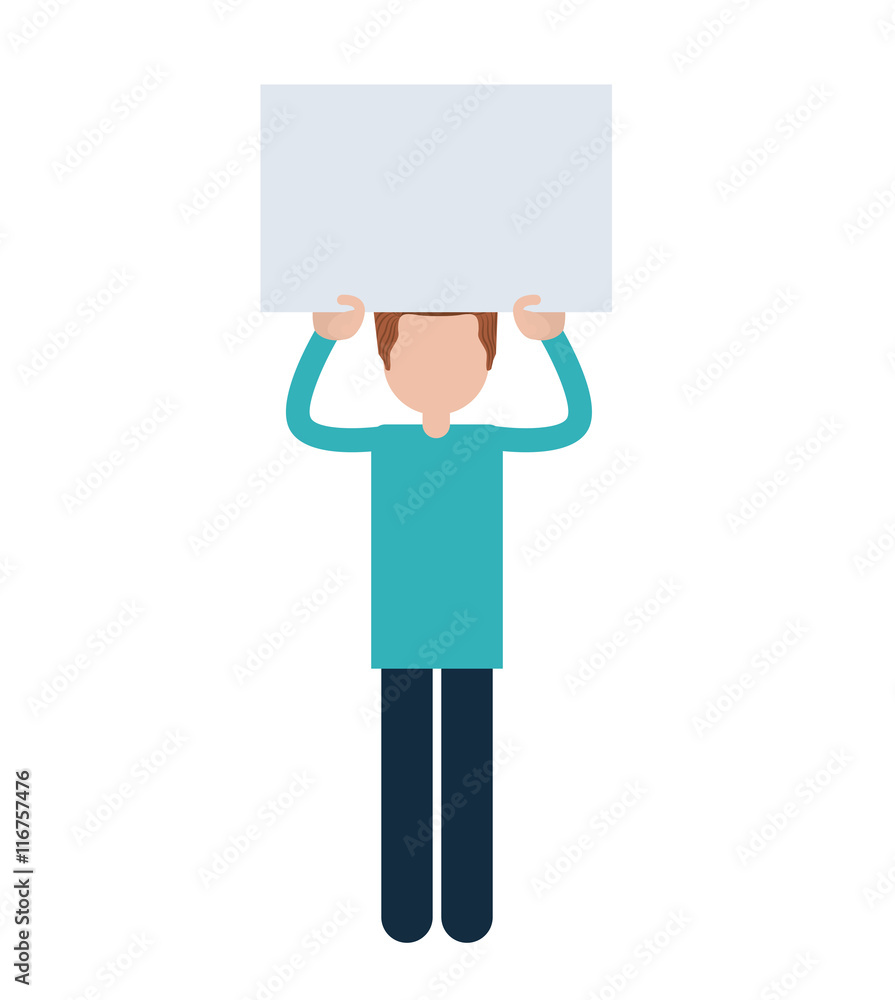 people protesting with signs and notices isolated icon design, vector illustration graphic people protesting with signs and notices isolated icon design, vector illustration graphic