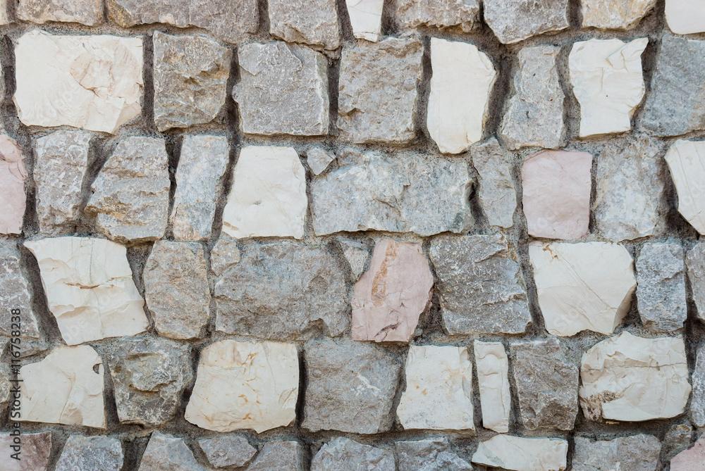 Fototapeta premium closeup of granite stone wall