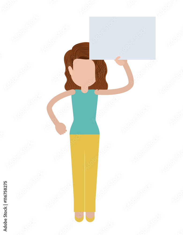 people protesting with signs and notices isolated icon design, vector illustration graphic people protesting with signs and notices isolated icon design, vector illustration graphic