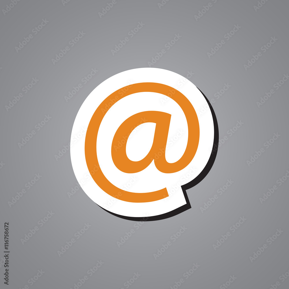icon busines orange stiker icon busines orange stiker