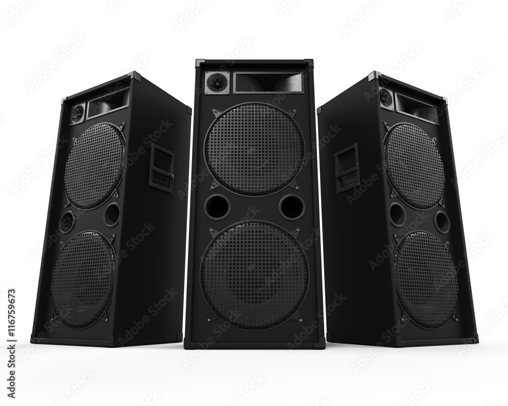 Obraz premium Large Audio Speakers