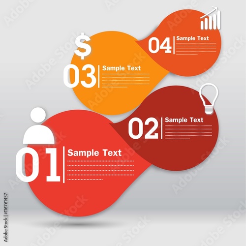 Infographic business layout 