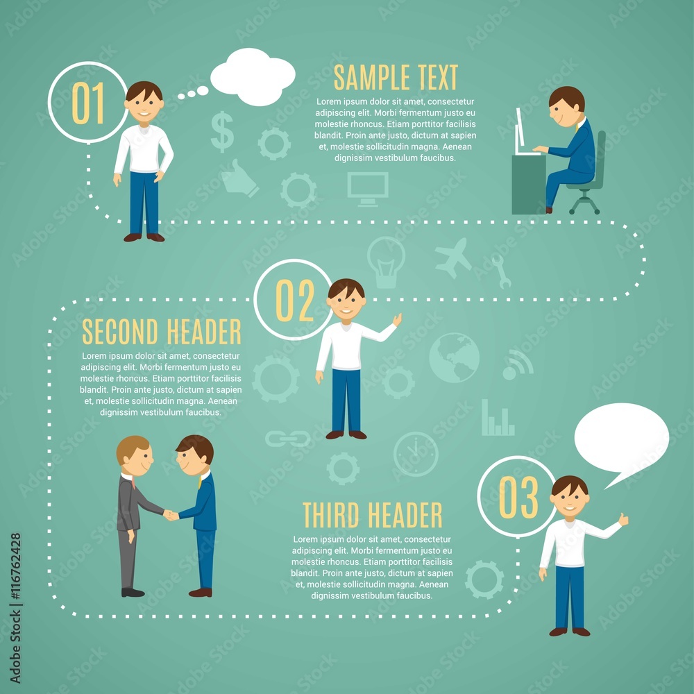 Looking for job infographic template Looking for job infographic template