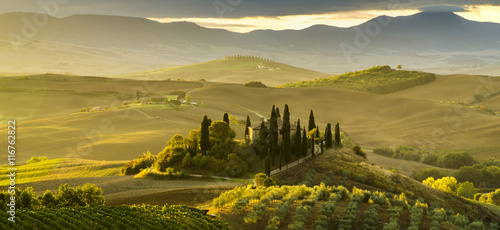 beautiful Tuscan rural landscape 