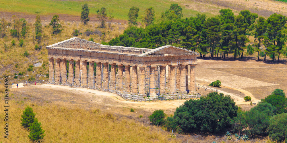 Temple of Segesta in central Sicily