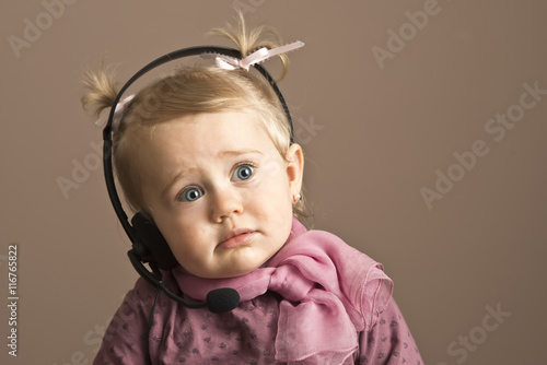Baby girl telecare getting sad news
