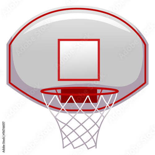 Vector Illustration of Basketball Ring