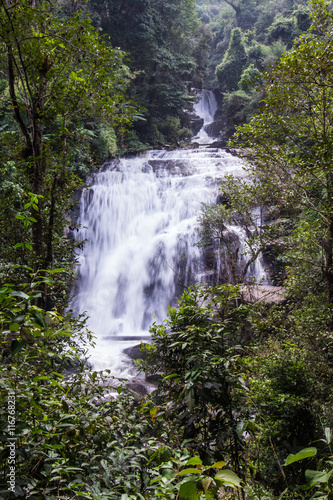 Sirithan waterfall in Doi Inthanon National park, Chiang Mai pro photo