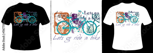 Let's Go Ride a Bike T-Shirt Design